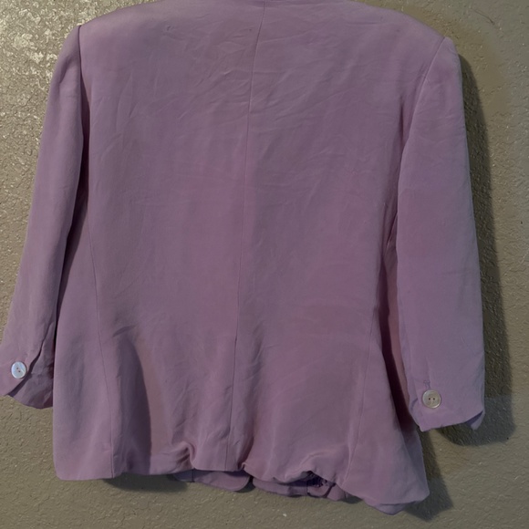 Petite sophisticate size 14 lilac blazer - Picture 2 of 3